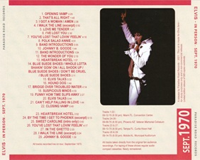The King Elvis Presley, Import, 2021, Elvis In Person - Sept. 1970