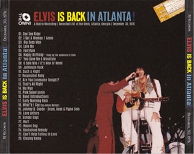 The King Elvis Presley, Import, 2021, Elvis Is Back In Atlanta