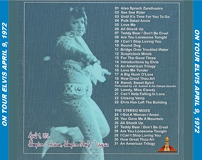 The King Elvis Presley, Import, 2021, Elvis On Tour - April 9, 1972