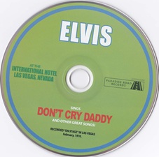 The King Elvis Presley, Import, 2021, Elvis Sings Don't Cry Daddy And Other Great Songs