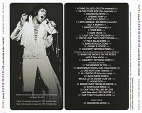 The King Elvis Presley, Import, 2021, Elvis Sings Please Release Me And Other Great Songs