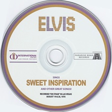The King Elvis Presley, Import, 2021, Elvis Sings Sweet Inspiration And Other Great Songs