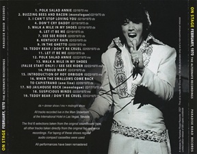 The King Elvis Presley, Import, 2021, On Stage February, 1970 The Alternate Recordings