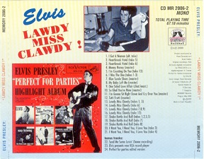 The King Elvis Presley, Back Cover / CD / Lawdy Miss Clawdy / 2006-2 / 2000