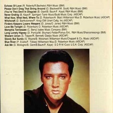 The King Elvis Presley, CD / Inlay / The Echoes Of Love Sessions / 2007-2 / 2000