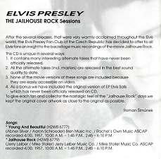 The King Elvis Presley, CD / Inlay / The Jailhouse Rock Sessions / 2009-2 / 2000