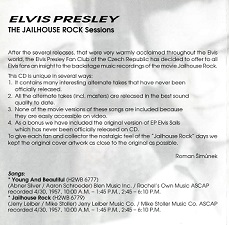 The King Elvis Presley, CD / Inlay / The Jailhouse Rock Sessions / 2009-2 / 2000