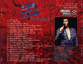 The King Elvis Presley, Back Cover / CD / King Of The Neon Jungle / 2030-2 / 2002