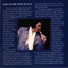 The King Elvis Presley, CD / Inlay / King Of The Neon Jungle / 2030-2 / 2002