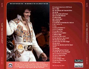 The King Elvis Presley, Back Cover / CD / Last Time In Portland / 2035-2 / 2003