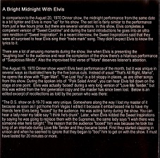 The King Elvis Presley, CD / A Bright Midnight With Elvis / 2037-2 / 2004