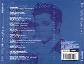 The King Elvis Presley, Memory, CD, Because Of Love Vol. 1, HR00001-2, 1999