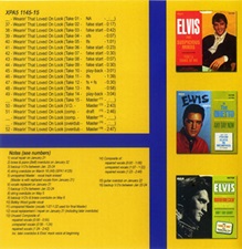 The King Elvis Presley, Front Cover / CD / MS 01131469-001, Master & Sessions / This Is The Story Disc One