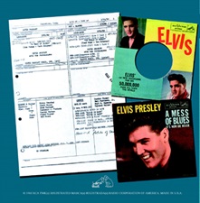 The King Elvis Presley, Front Cover / CD / MS 032160-002, Master & Sessions / Elvis Is Back Volume Two