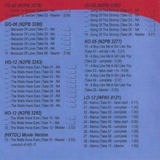 The King Elvis Presley, Front Cover / CD / MS 03262762-001, Master & Sessions / Girls! Girls! Girls! [Part 1]