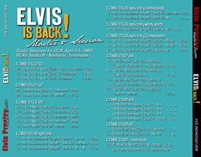 The King Elvis Presley, Front Cover / CD / MS 04040560-004, Master & Sessions / Elvis Is Back Volume Four