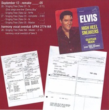 The King Elvis Presley, Front Cover / CD / MS 09111267-002, Master & Sessions / Guitar Man