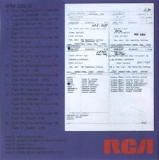 The King Elvis Presley, Front Cover / CD / MS 031571-000, Master & Sessions / Early Mornin' Rain In Memphis