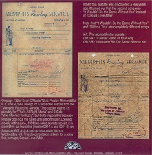 The King Elvis Presley, Front Cover / CD / MS 07530754-001, Master & Sessions / Sun Sessions Part 1