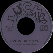 The King Elvis Presley, Other, 1993, Live In The 50's Vol. 1