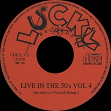 The King Elvis Presley, Other, 1993, Live In The 50's Vol. 4