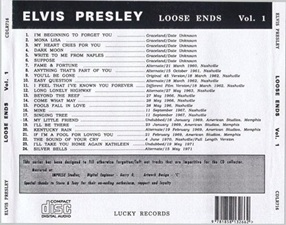 The King Elvis Presley, Other, 1993, Loose Ends - Vol.1