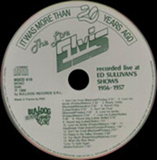 The King Elvis Presley, Other, 1994, The Live Elvis