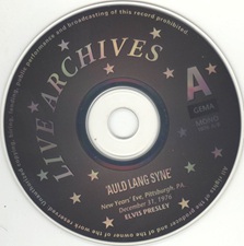 The King Elvis Presley, Other, 1995, Auld Lang Syne