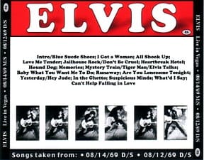 The King Elvis Presley, CDR PA, August 14, 1969, Las Vegas