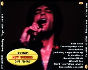 The King Elvis Presley, CDR PA, August 21, 1969, Las Vegas