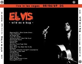 The King Elvis Presley, CDR PA, August 6, 1969, Las Vegas