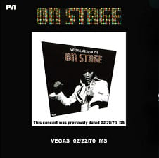 The King Elvis Presley, CDR PA, February 22, 1970, Las Vegas