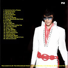 The King Elvis Presley, CDR PA, February 6, 1970, Las Vegas