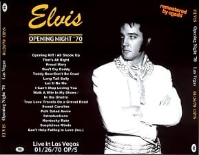 The King Elvis Presley, CDR PA, January 26, 1970, Las Vegas