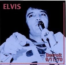 The King Elvis Presley, CDR PA, September 11, 1970, Detroit, Michigan