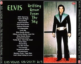 The King Elvis Presley, CDR PA, August 24, 1971, Las Vegas, Nevada