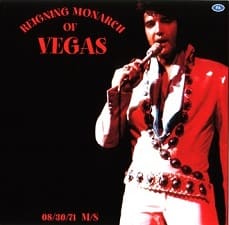 The King Elvis Presley, CDR PA, August 30, 1971, Las Vegas, Nevada