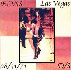 The King Elvis Presley, CDR PA, August 31, 1971, Las Vegas, Nevada