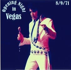 The King Elvis Presley, CDR PA, August 9, 1971, Las Vegas, Nevada