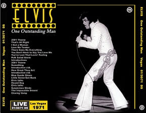 The King Elvis Presley, CDR PA, January 30, 1971, Las Vegas, Nevada