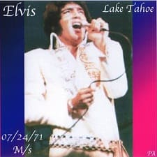 The King Elvis Presley, CDR PA, July 24, 1971, Lake Tahoe