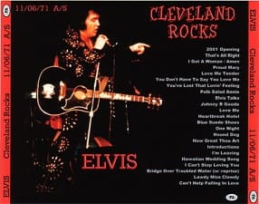 The King Elvis Presley, CDR PA, November 6, 1971, Cleveland, Ohio