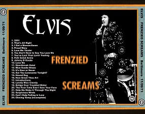 The King Elvis Presley, CDR PA, November 9, 1971, Baltimore, Maryland