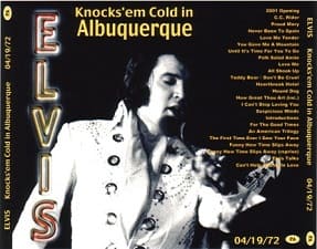 The King Elvis Presley, CDR PA, April 19, 1972, Alburquerque, Texas