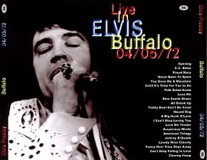 The King Elvis Presley, CDR PA, April 5, 1972, Buffalo, New York