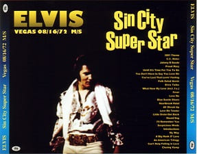 The King Elvis Presley, CDR PA, August 16, 1972, Las Vegas, Nevada