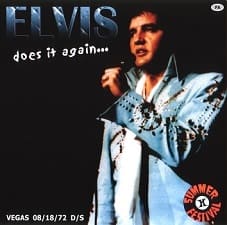 The King Elvis Presley, CDR PA, August 18, 1972, Las Vegas, Nevada
