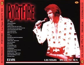 The King Elvis Presley, CDR PA, August 22, 1972, Las Vegas, Nevada