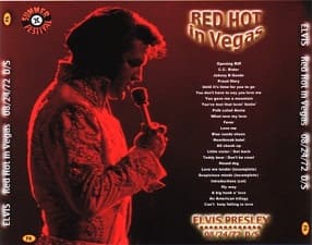 The King Elvis Presley, CDR PA, August 24, 1972, Las Vegas, Nevada