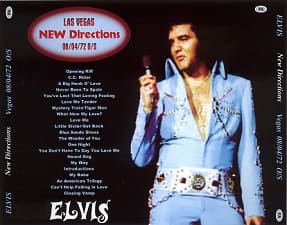 The King Elvis Presley, CDR PA, August 4, 1972, Las Vegas, Nevada
